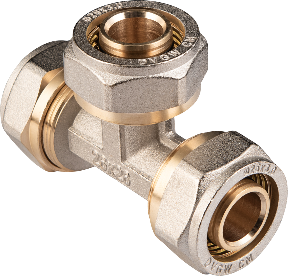 Cornat Vrs T-Stuk 26X26X26Mm Ms-Ni VRS670626N
