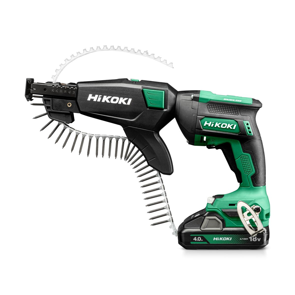 Hikoki W18DAWCZ Accu Band-Schroefmachine 18V 1 4" Brushless 0-5000Tr Mv 2X18V 4 0Ah In HSC III