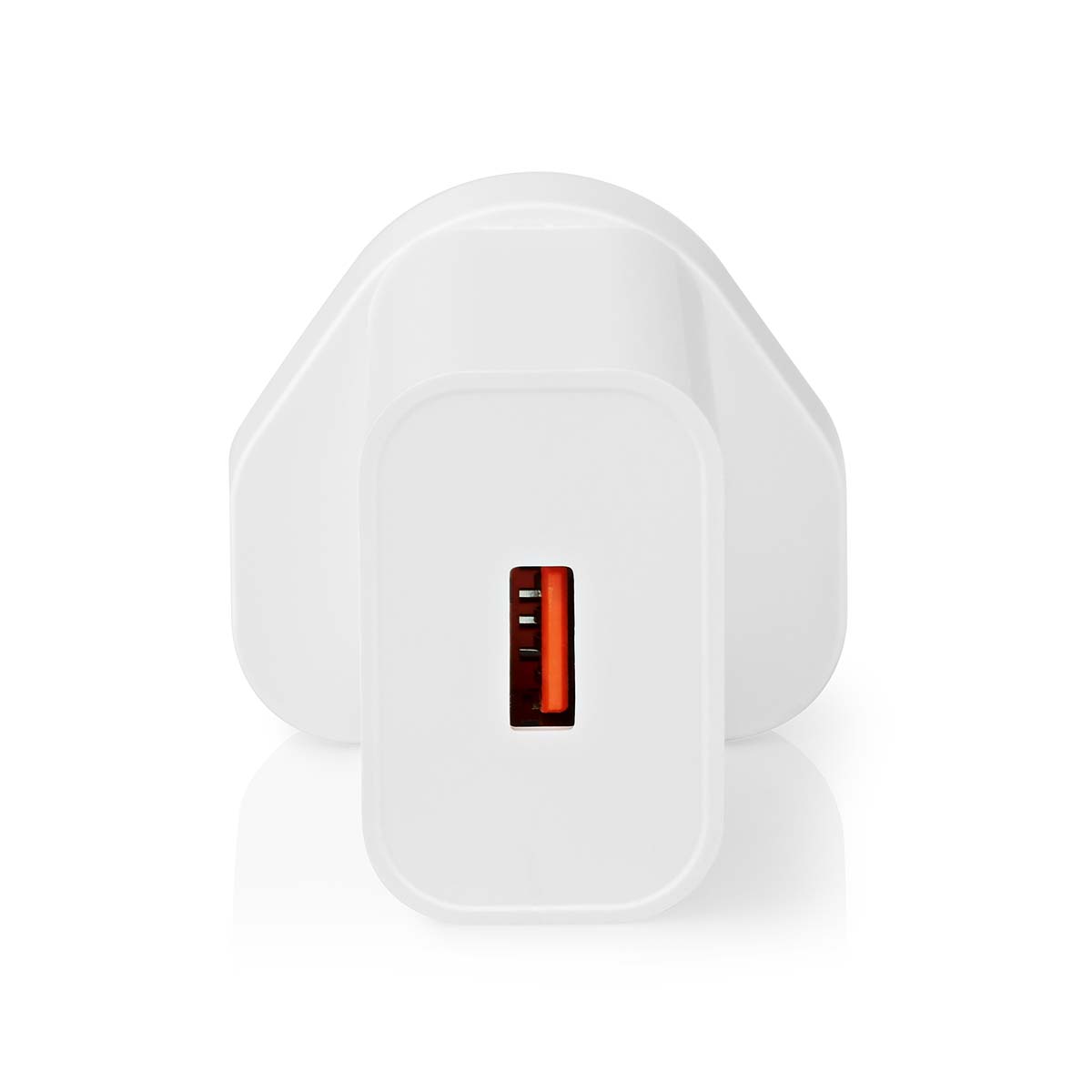 Nedis Oplader | 18 W | Snellaad functie | 3.0 A | Outputs: 1 | USB-A | Automatische Voltage Selectie - WCQC302AWTUK