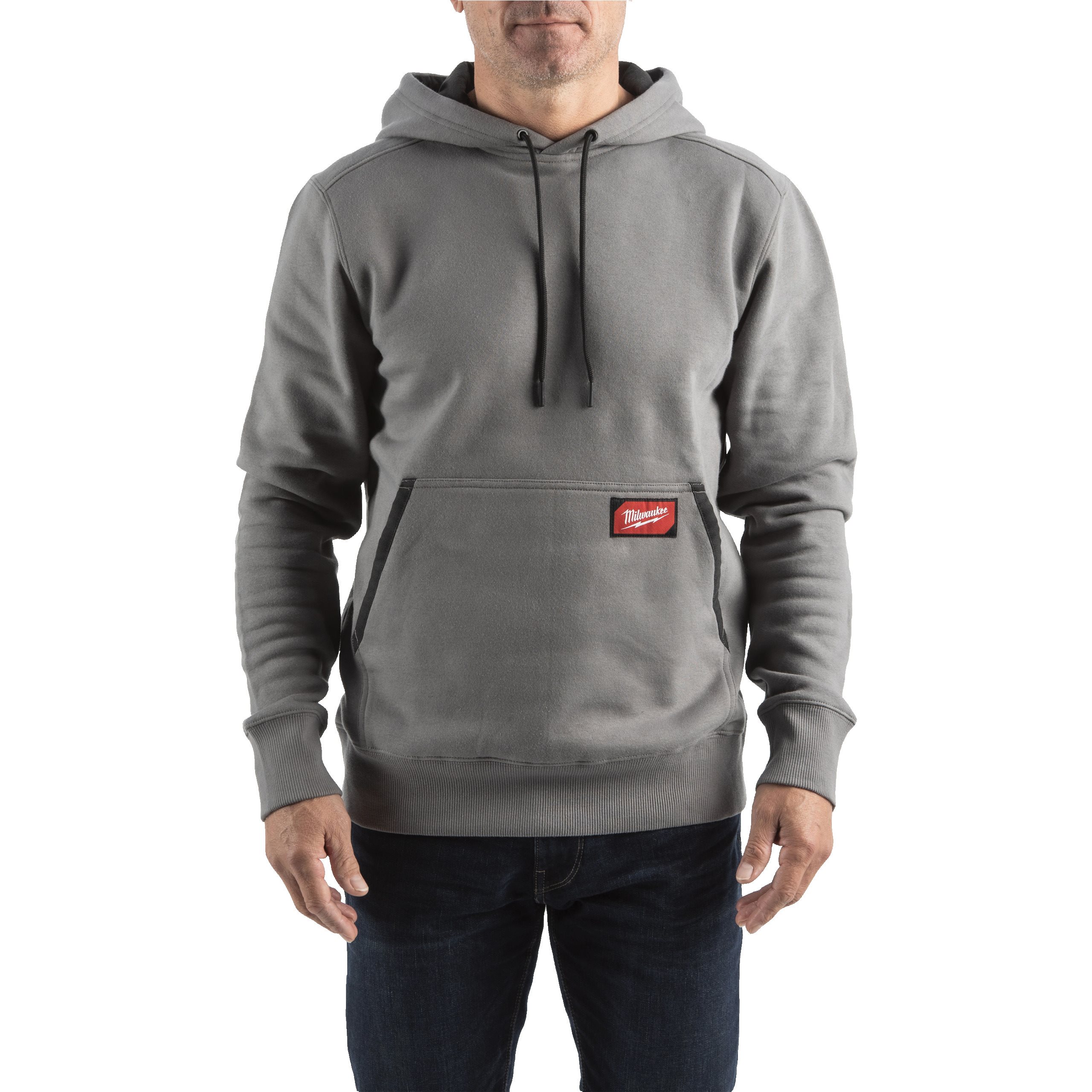 Milwaukee WH MW GR S Work hoodie midweight grijs maat S - 4932493121