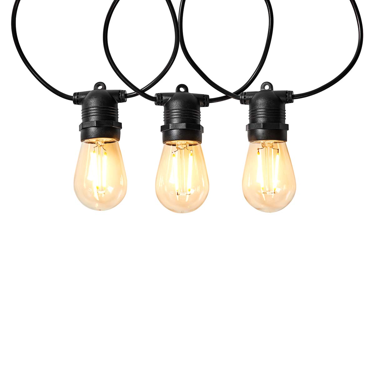 Nedis SmartLife Decoratieve LED | Feestverlichting | Wi-Fi | Warm Wit | 10 LED&apos;s | 9.00 m | Android / IOS | Diameter bulb: 45 mm - WIFILP01F10