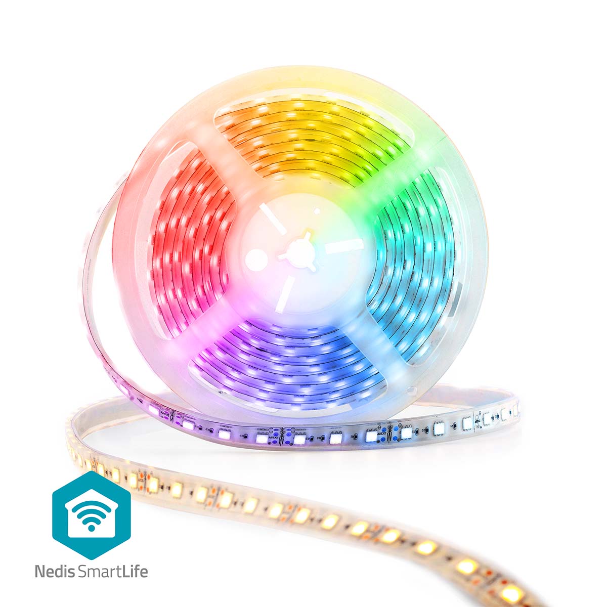 Nedis SmartLife LED-strip | Wi-Fi | RGB en witlicht | 5 m | 960 lm | IP21 - WIFILS52CRGBW