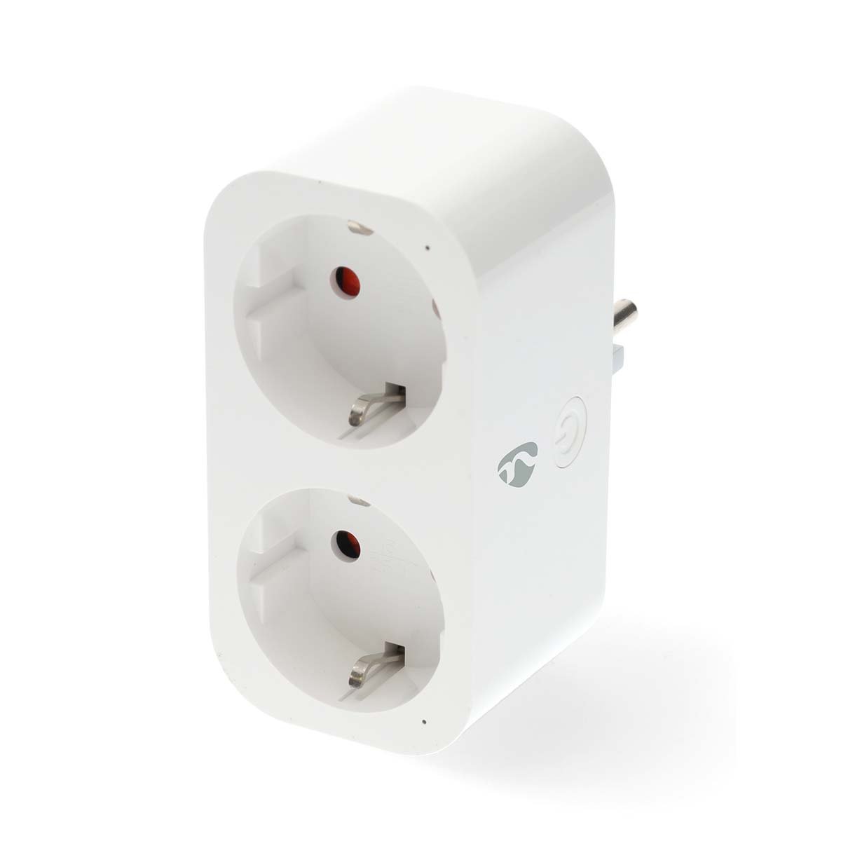 Nedis SmartLife Slimme Stekker | Wi-Fi | IP21 | Energiemeter | 3680 W | Type F (CEE 7 7) | 0 55 °C | Android™ IOS | Wit | 1 Stuks WIFIP141FWT