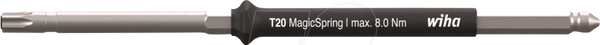 Wiha Wisselschacht TORX® MagicSpring® voor easyTorque T20 x 110 mm 8,0 Nm max. - 46898