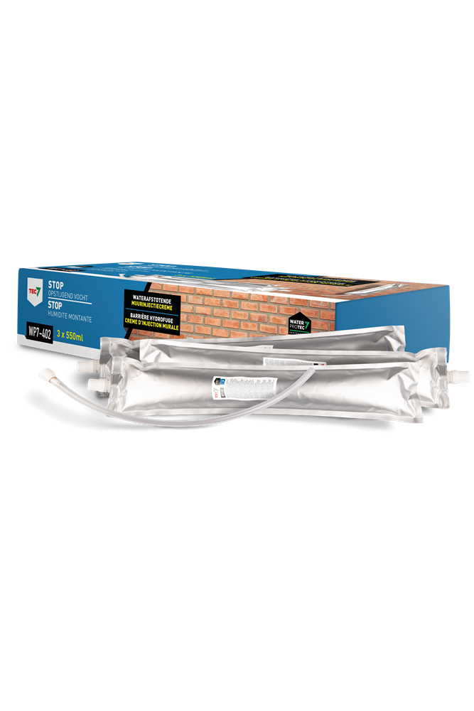 Tec7 WP7-402 Stop Opstijgend Vocht set 3 x 550ml worsten - 602060000 - 602060000
