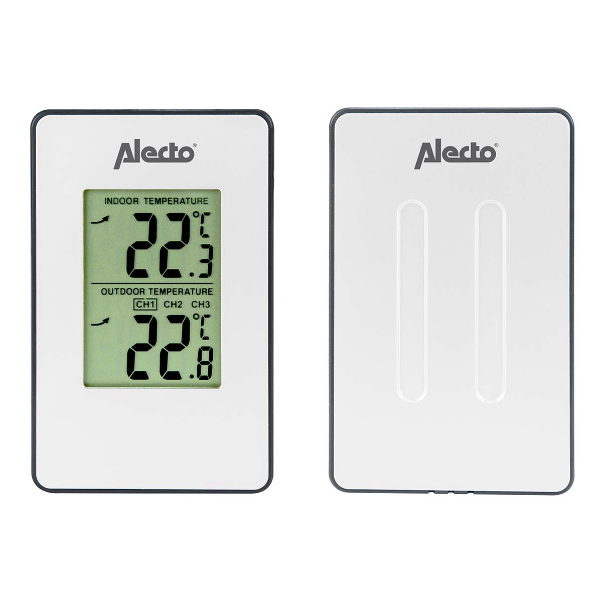 Alecto Weerstation met draadloze sensor wit WS-1050
