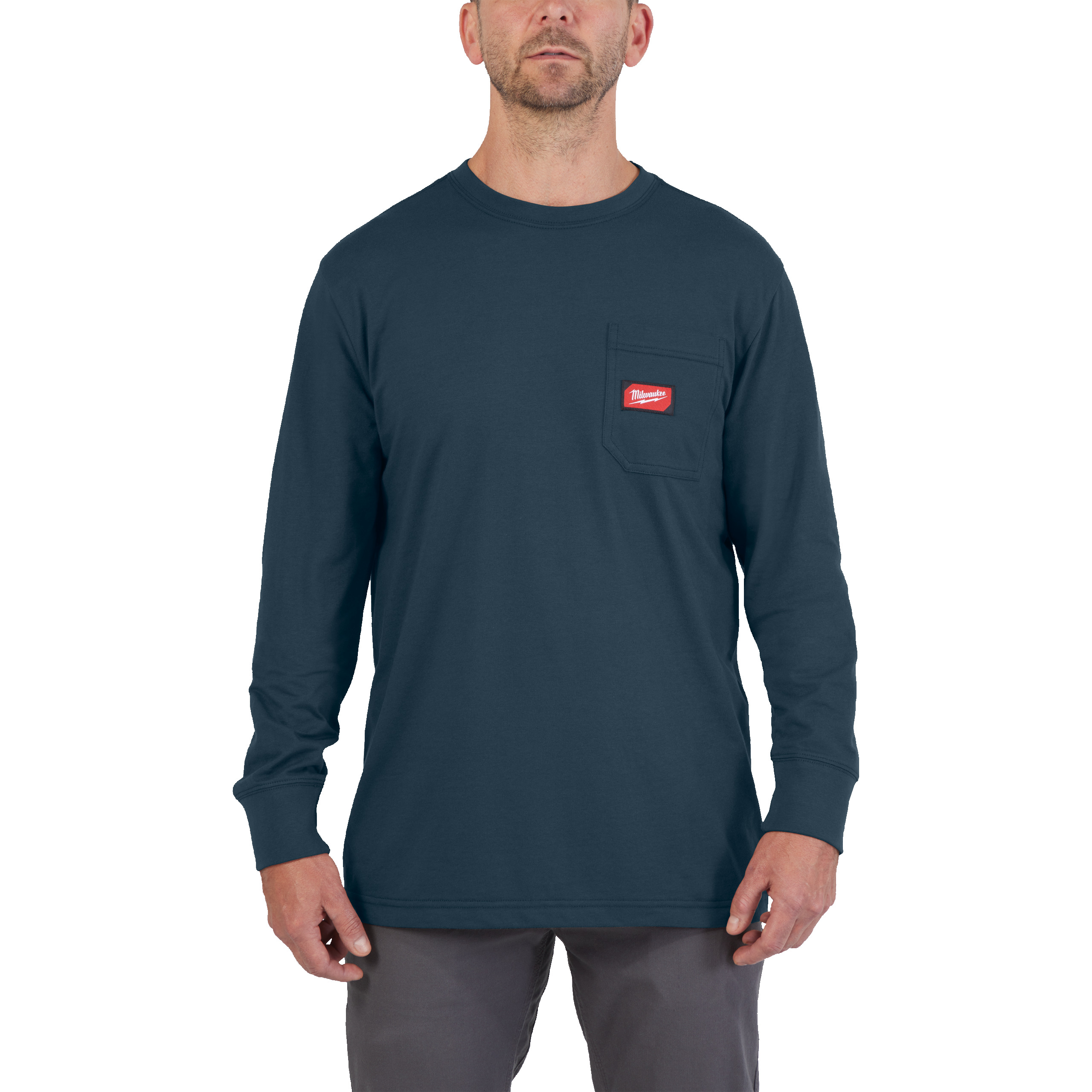 Milwaukee WT LS BLU XL T-shirt Work long sleeve blue XL - 4932493046
