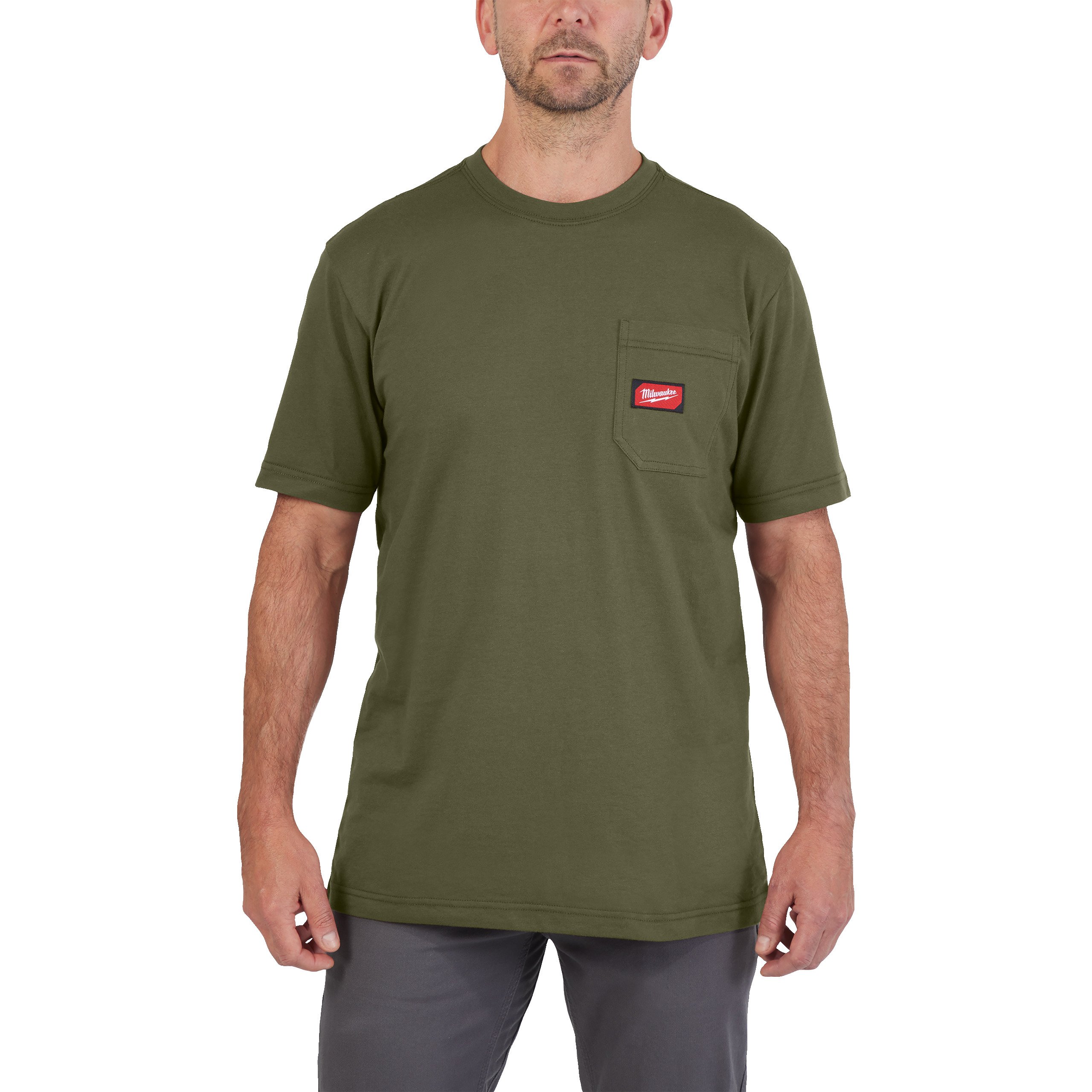 Milwaukee WT SS GN XL T-shirt Work short sleeve green XL - 4932493021