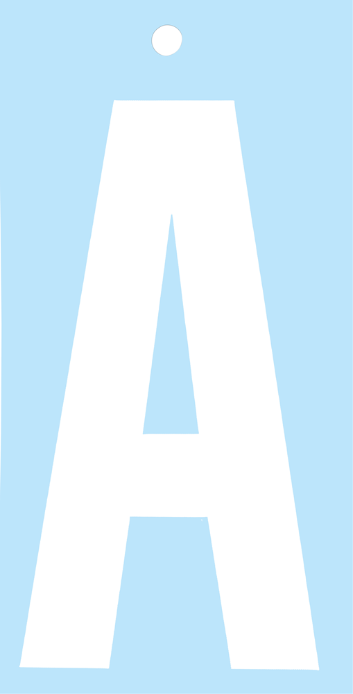 Metafranc Plakletter 100Mm Wit A - WU0510010