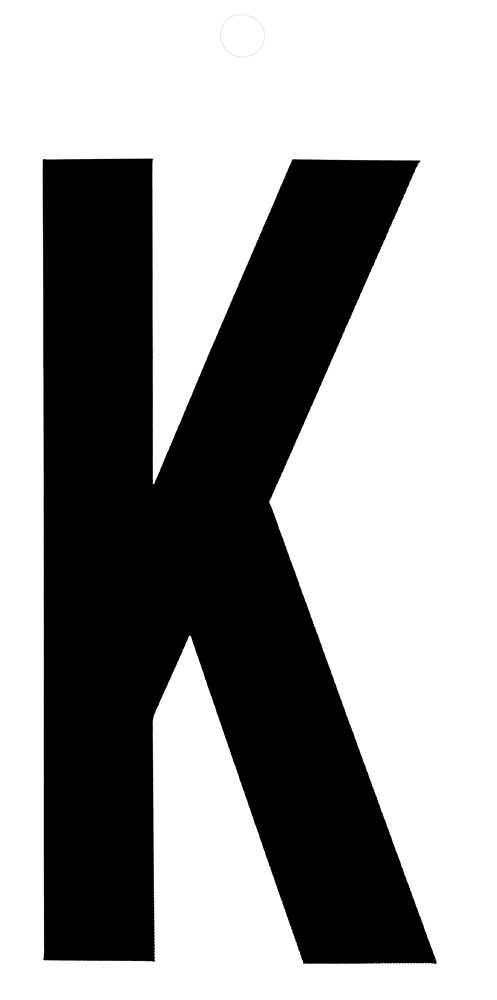 Metafranc Plakletter 100Mm Zwart K WU0510200