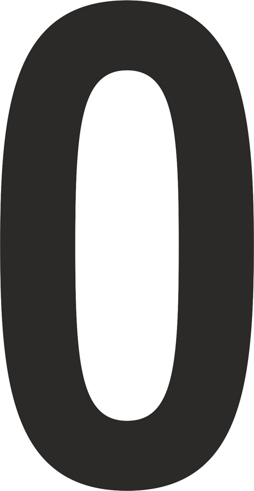 Metafranc Plakletter 100Mm Zwart O WU0510280