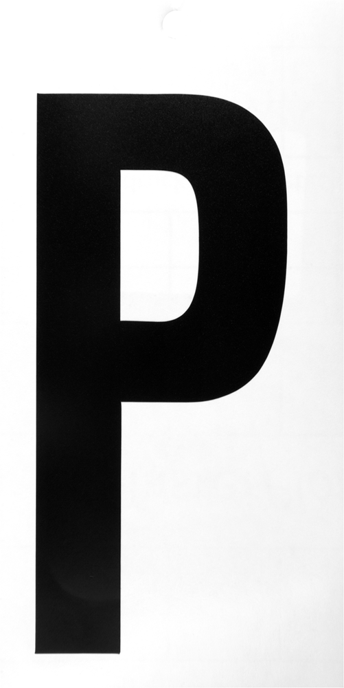 Metafranc Plakletter 100Mm Zwart P - WU0510300