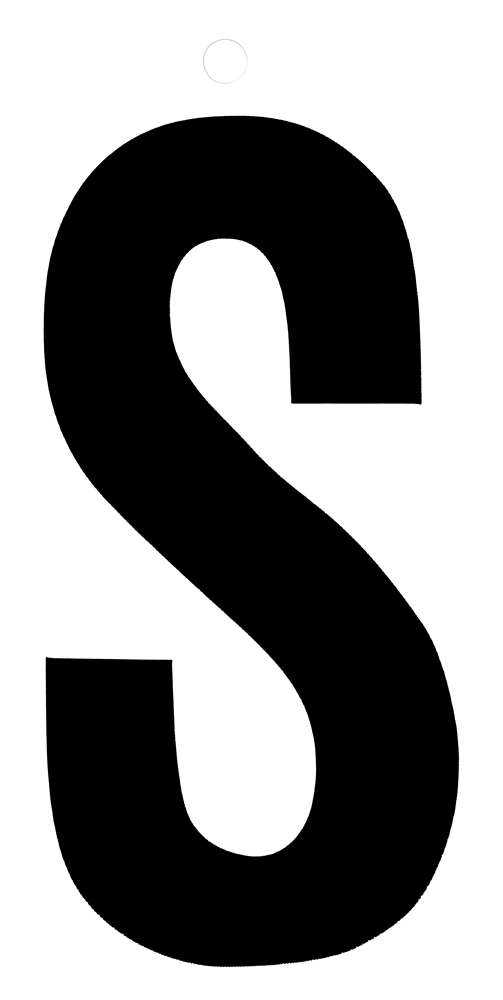 Metafranc Plakletter 100Mm Zwart S WU0510360