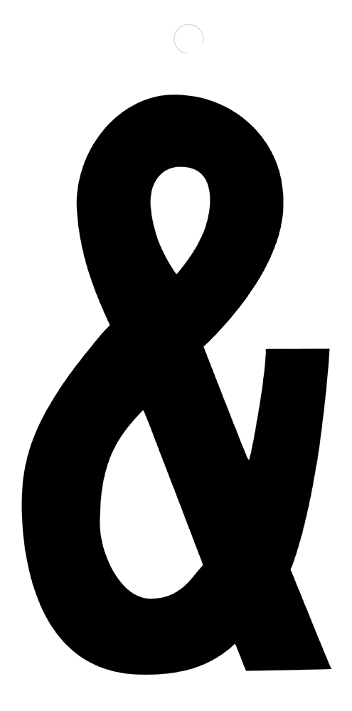 Metafranc Plaksymbool 100Mm Zwart & WU0510600