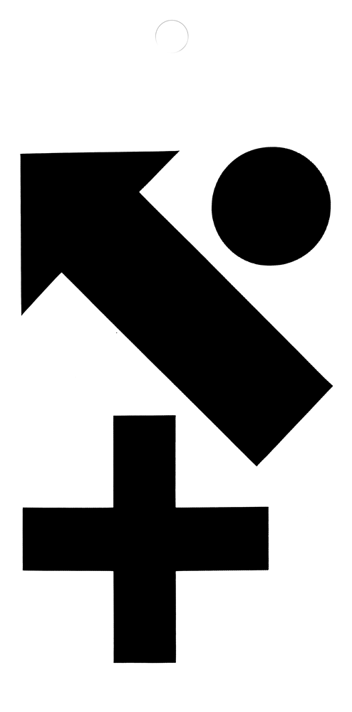 Metafranc Plaksymbool 100Mm Zwart + 0 WU0510660