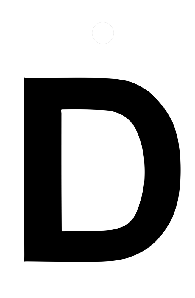 Metafranc Plakletter 35Mm Zwart D WU0511060