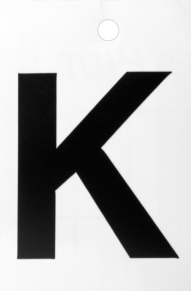 Metafranc Plakletter 35Mm Zwart K WU0511200