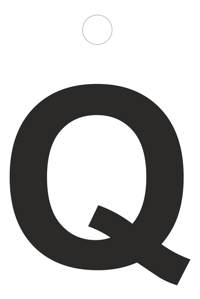 Metafranc Plakletter 35Mm Zwart Q WU0511320