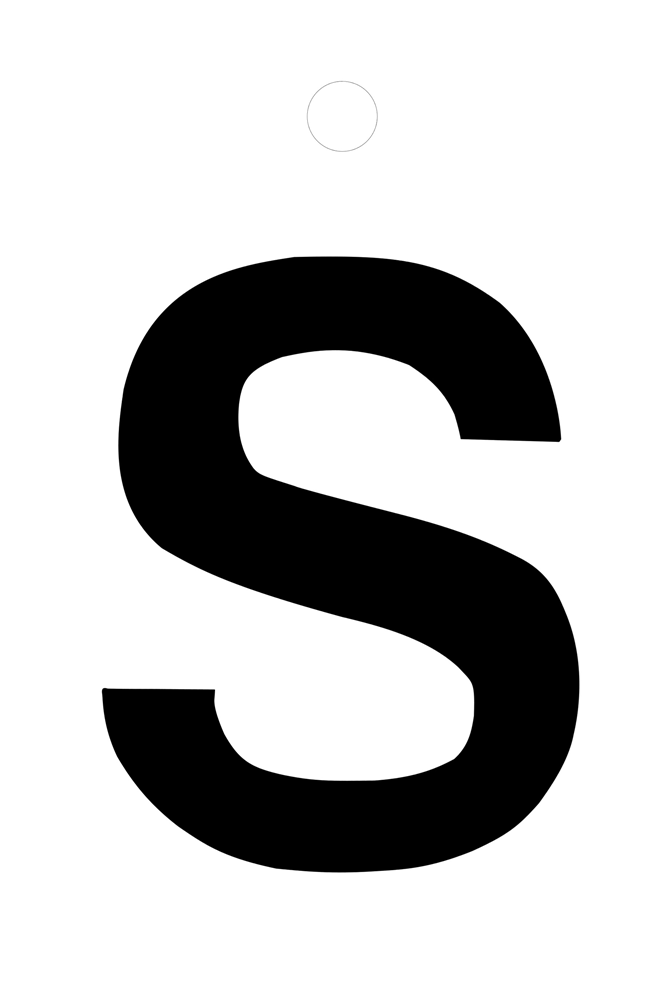 Metafranc Plakletter 35Mm Zwart S WU0511360