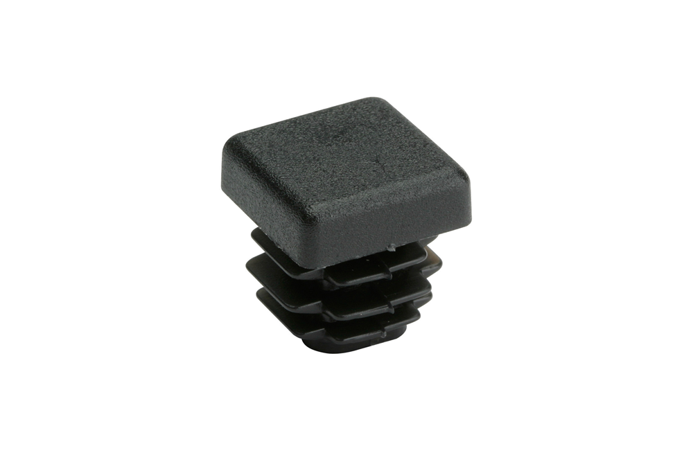 Metafranc Kap Vierkante Buis 20Mm Zw 4St W - WU0640046