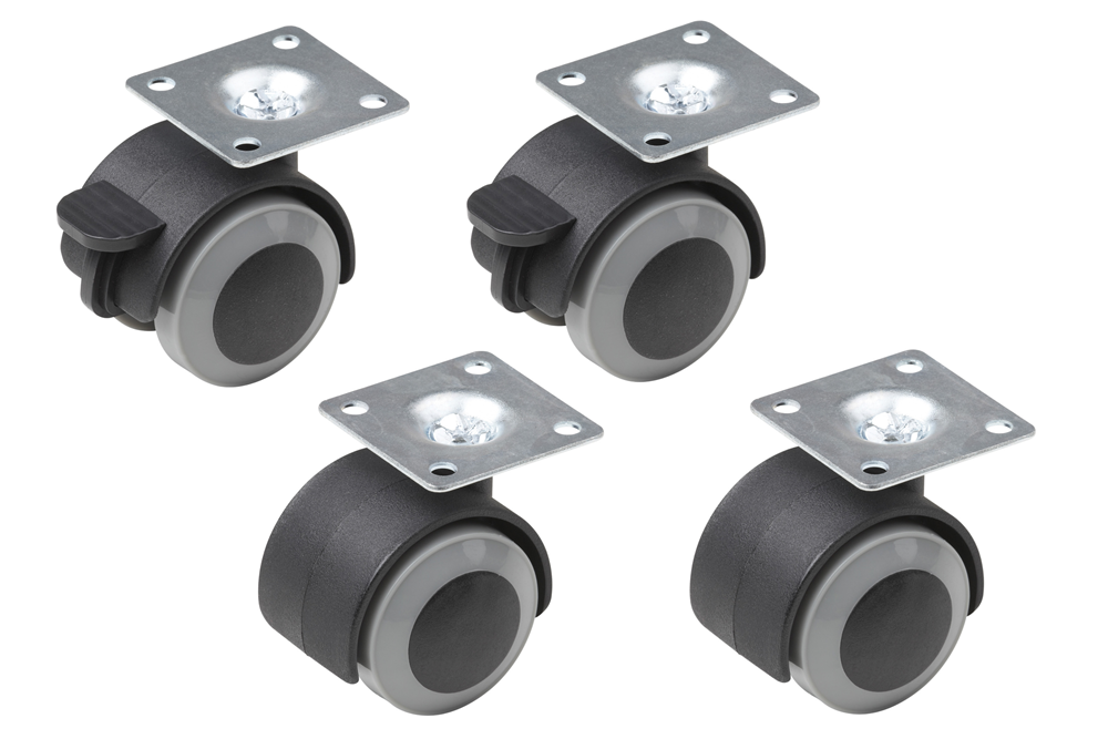 Metafranc Meubelwiel Set 4-Dlg 40Mm Zacht - WU0804300