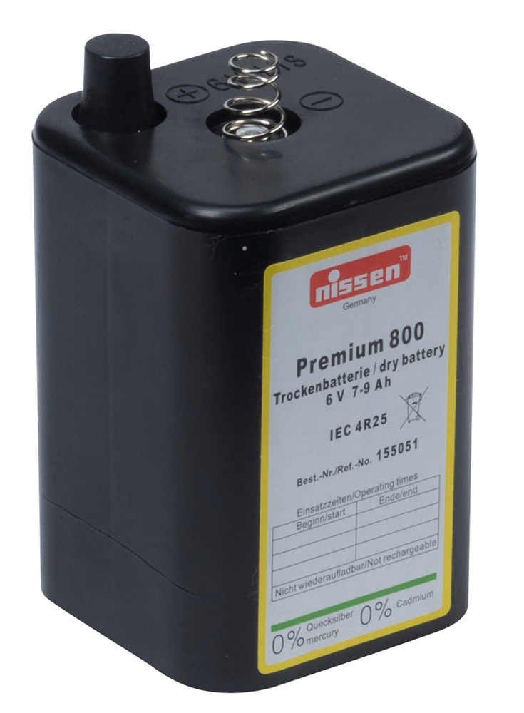 Meister NISSEN Droge Batterij 6V 7-9Ah - WU4716000