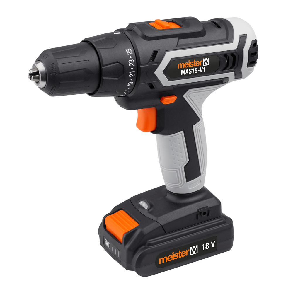 Meister Boormachine 18V Li-Ion Mas18V 5Y W - WU5451310