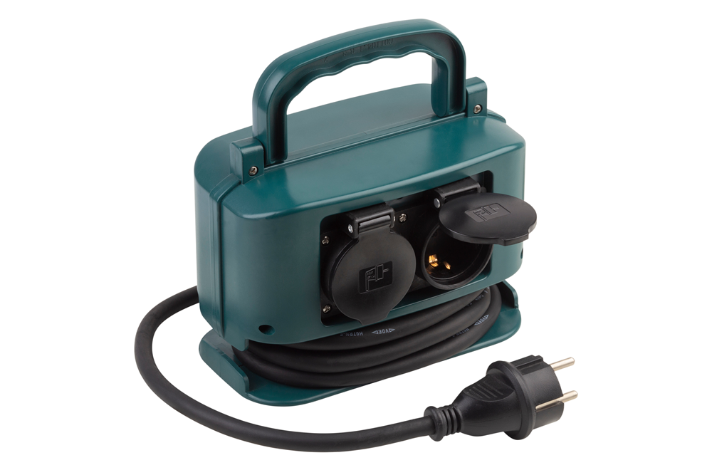 Meister Stroomverdeler Ip44 2M Gr-Zw W WU7430960