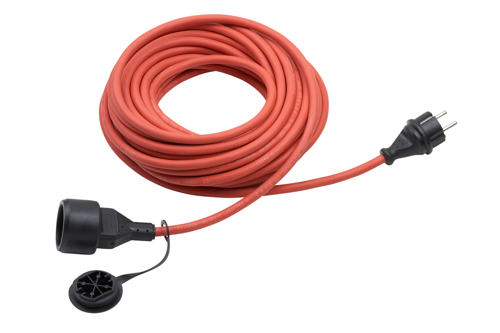 Meister Verlengsnoer Ip44 25M Rood WU7435770