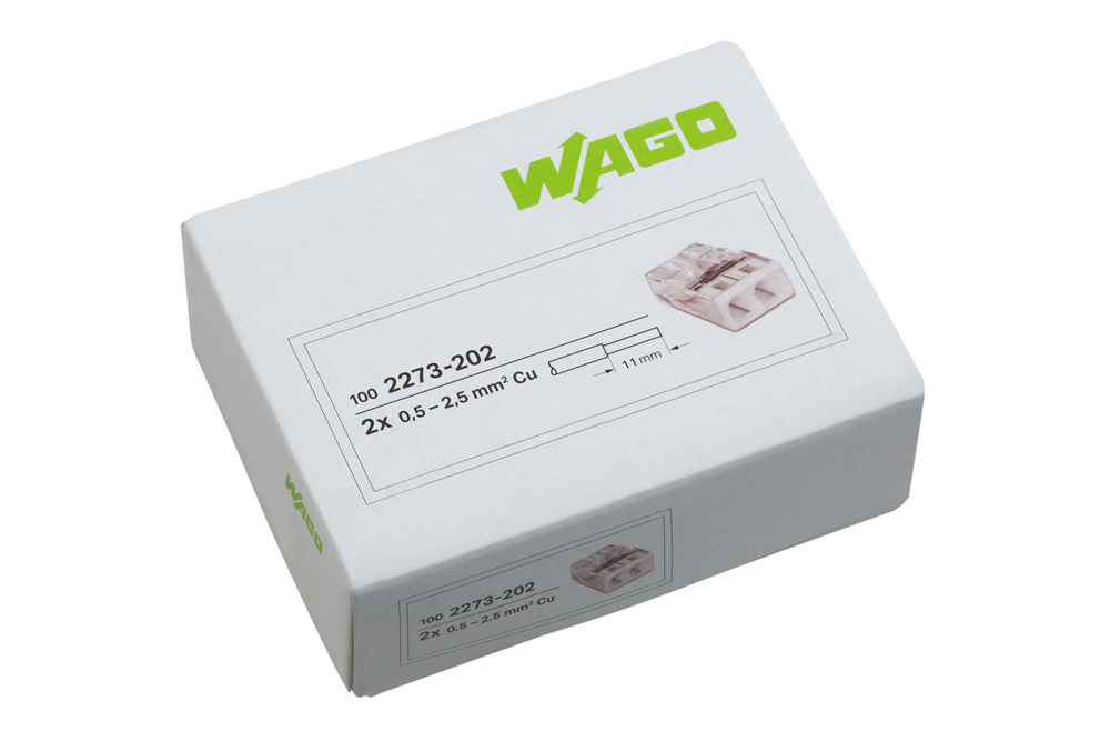 Meister Wago Verb. Doos 2V 100St 2273-202 W - WU7456250