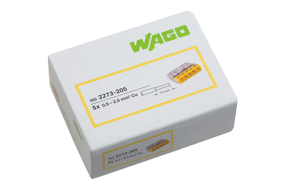 Meister Wago Verb. Doos 5V 100St 2273-205 W - WU7456590
