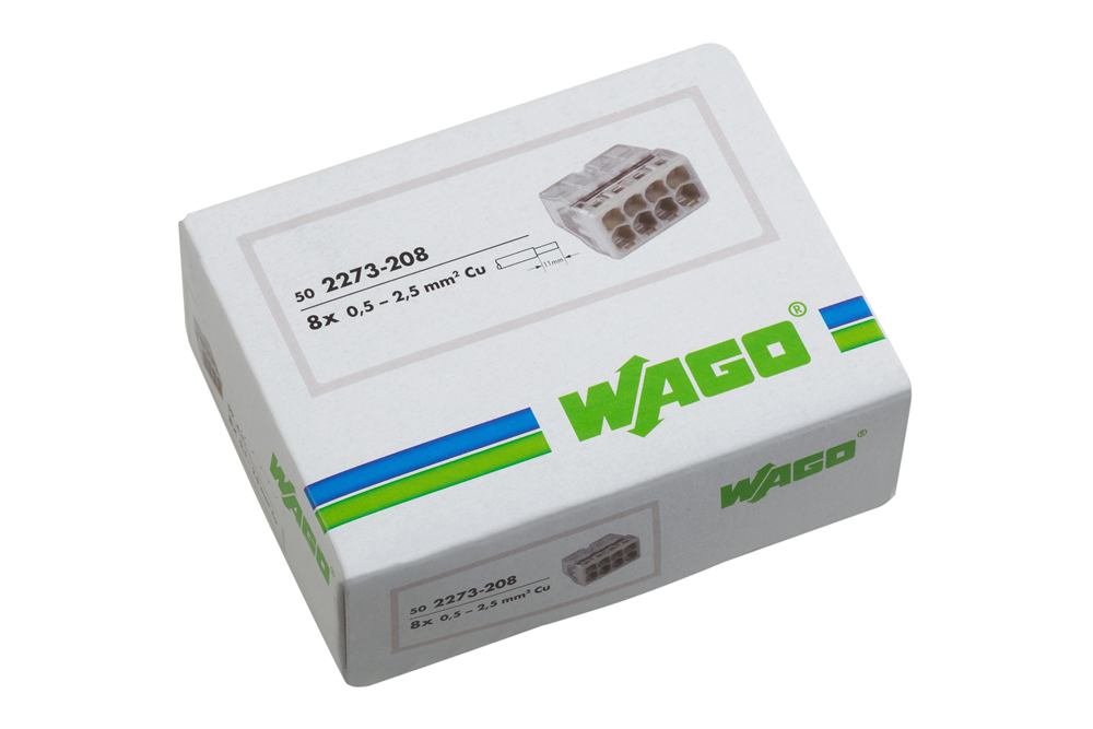 Meister Wago Verb. Doos 8V 50St 2273-208 W - WU7456850