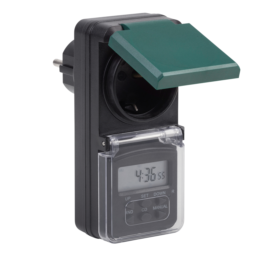 Meister Tijdschakelklok Digitaal Ip44 W - WU7474180