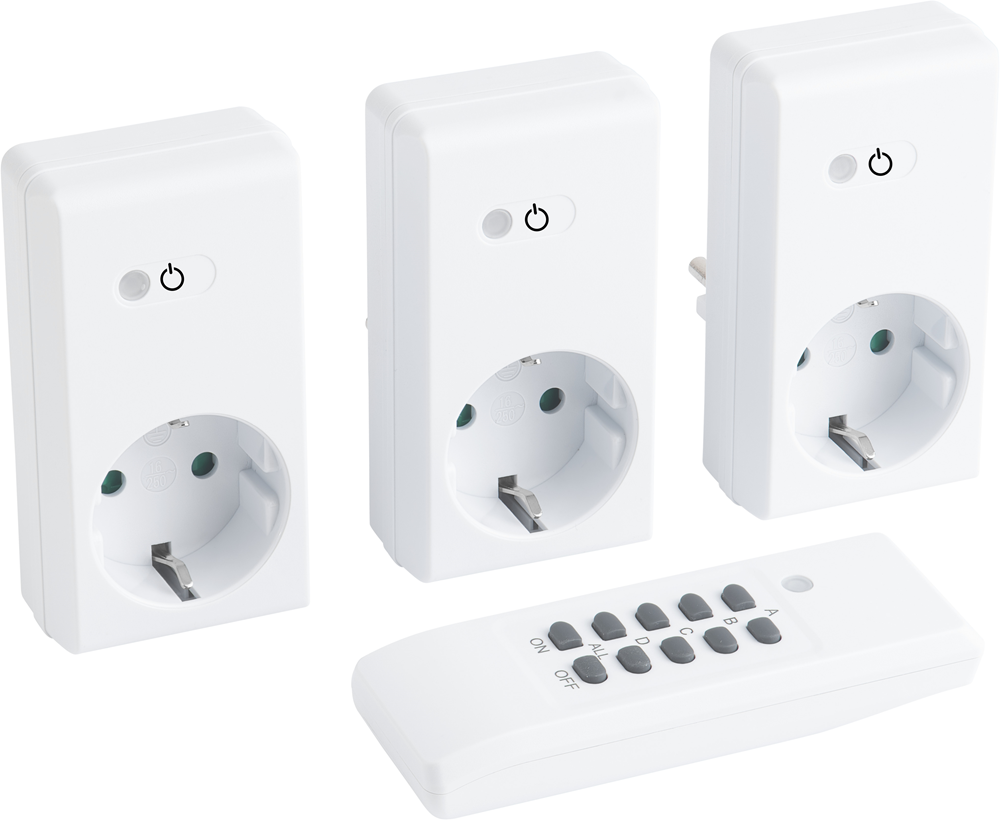 Meister Schakelaarset Draadloos 3+1 1100W WU7474500