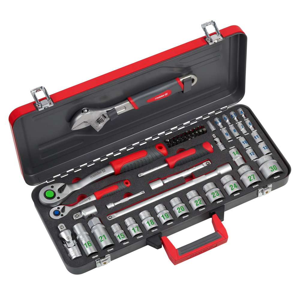 Meister Dopsleutelset 1 4-1 12&apos;&apos; 56Dlg W WU8429200
