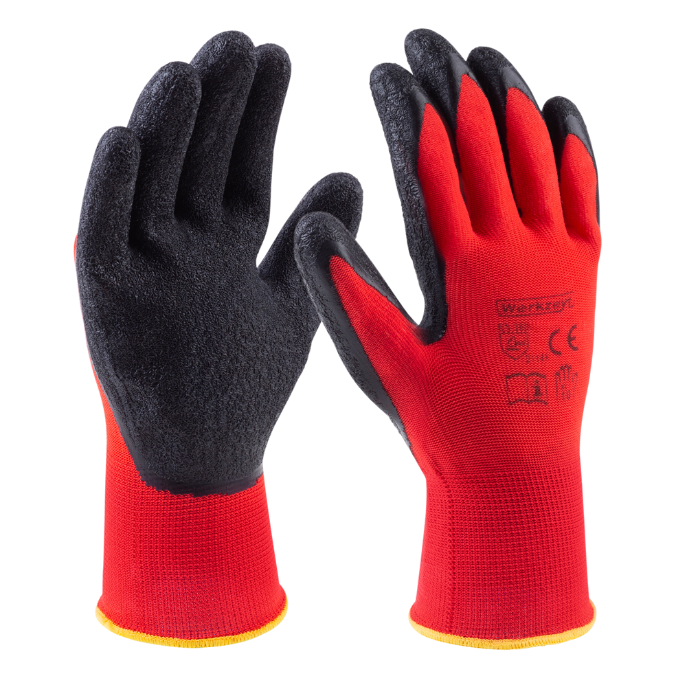 Werkzeyt Handschoen Latex Rood WU8911100