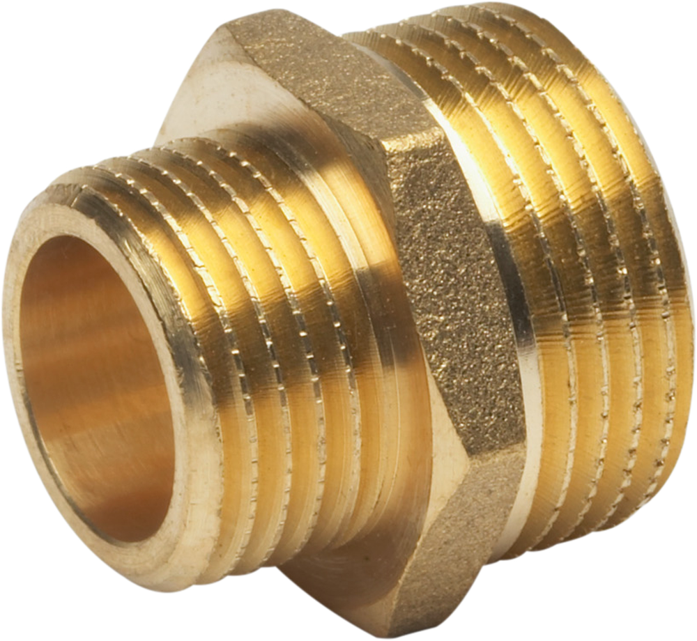 Meister Messing Dubbele Nippel 1&apos;&apos;X3 4 W WU9922390