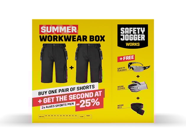 Safety Jogger Workwear box Alkes Shorts | Zwart | Maat 50 - S42300500