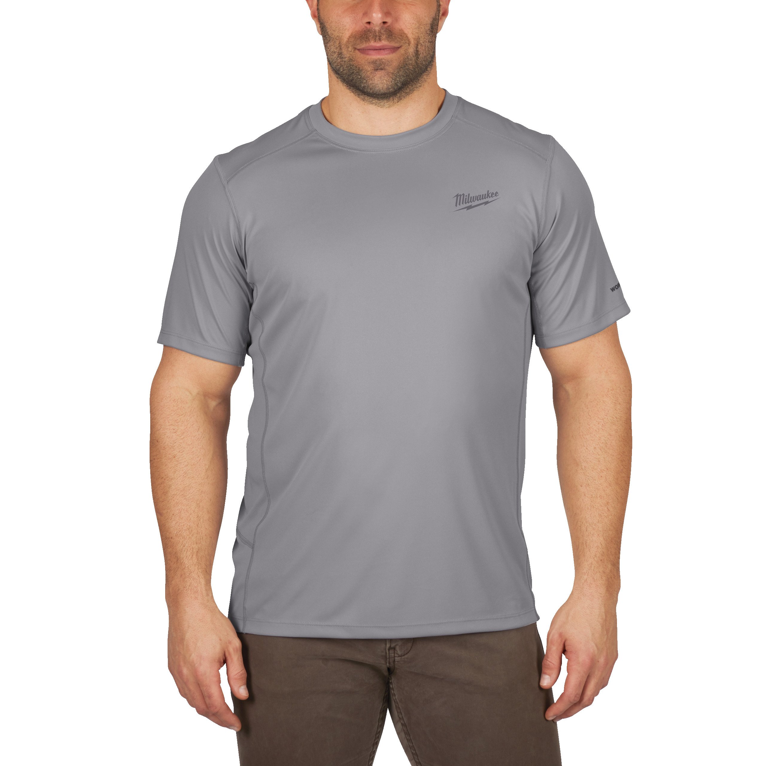 Milwaukee WWSSG-M | Warm weather short sleeve shirt grijs - 4933478195 - 4933478195