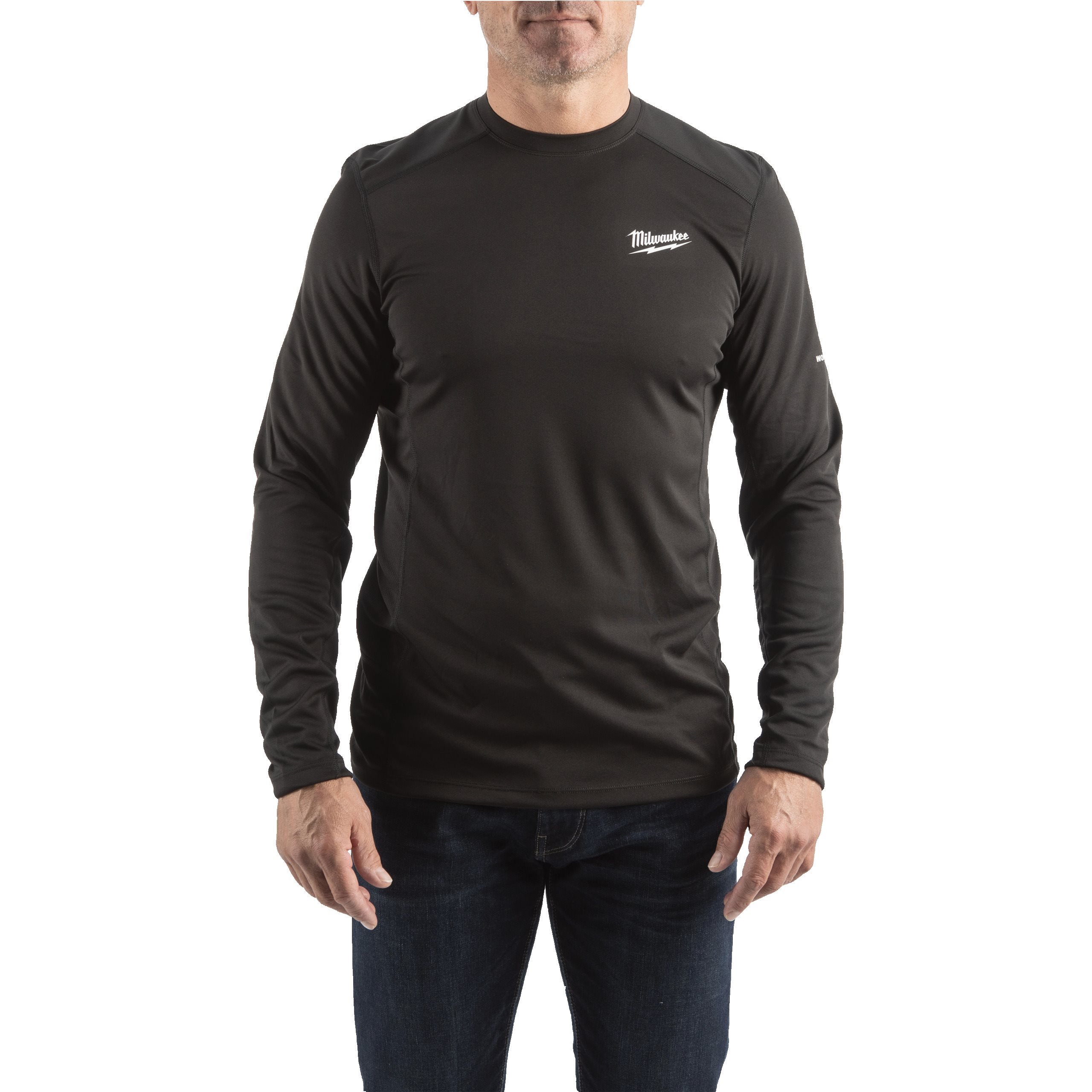 Milwaukee WW LS BL M T-shirt WORKSKIN™ Warm weather long sleeve black M - 4932493079