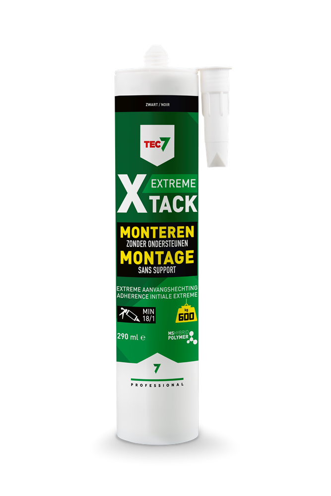 Tec7 X-Tack patroon Snelle montagekit 290ml Zwart - 534515000 - 534515000