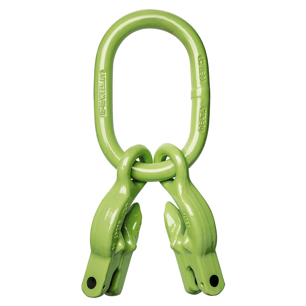 Delta Topschalm met inkorthaken | grade 100 | 3,55 ton - YE.10.051.08 YE.10.051.08 afbeelding 1