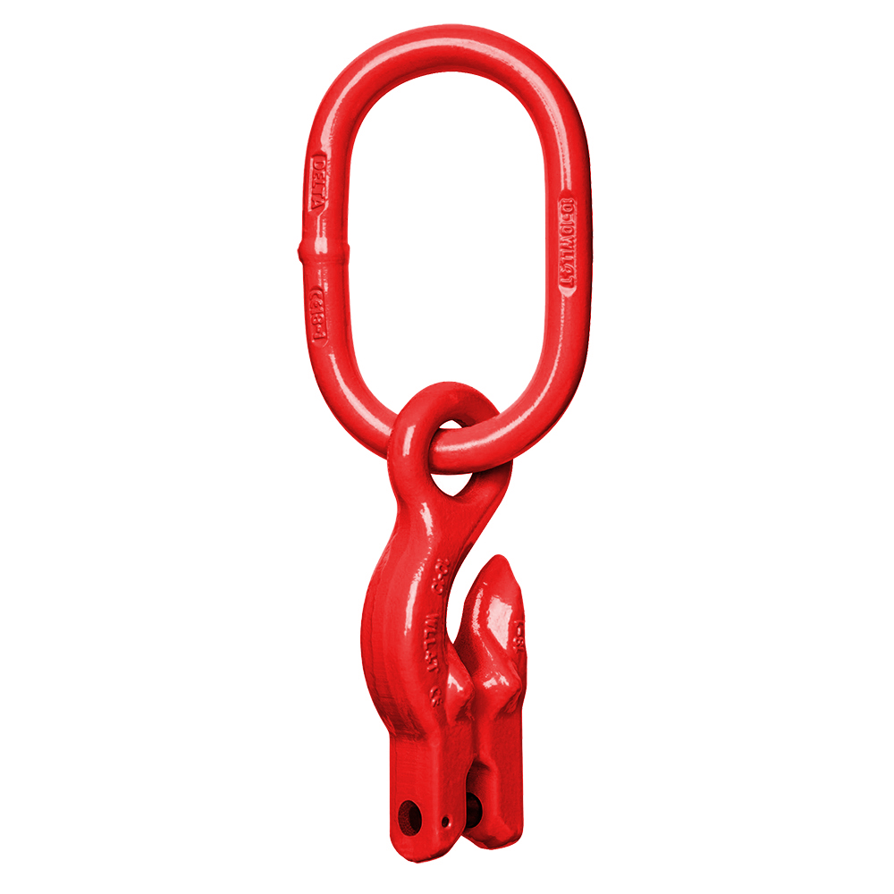 Delta Topschalm met inkorthaak | grade 80 volgens EN 1677 | 3,15 ton - YE.8.050.10 YE.8.050.10 afbeelding