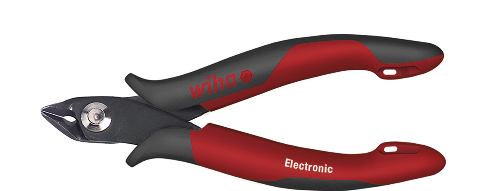 Wiha Z46013803 Schuine kopkniptang Electronic brede, spitse kop zonder facet 130 mm, 5 1/8" - 26833