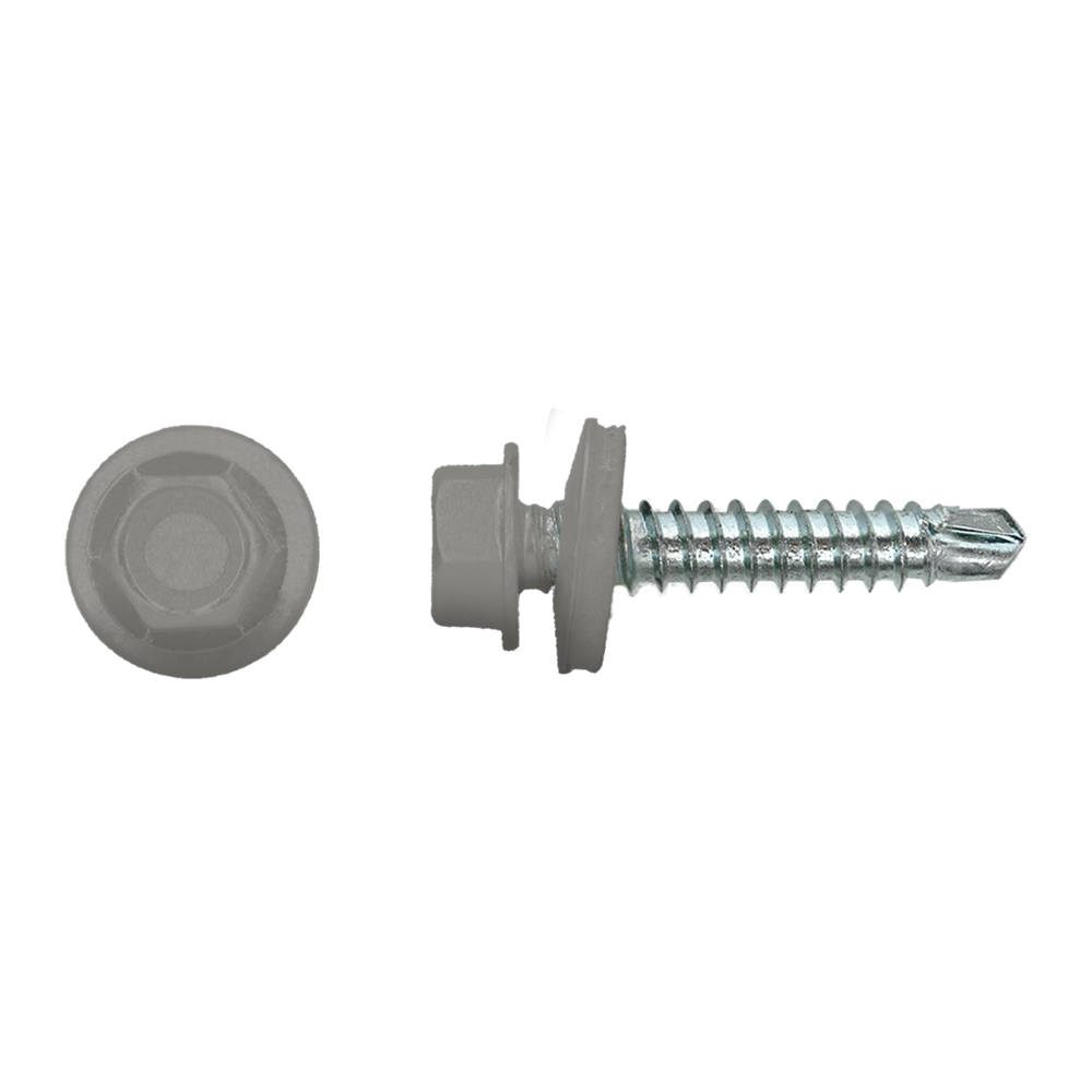 pgb-Europe PGB-FASTENERS | Zelfborende schroef bp1 4,8x35 Zn R9007 - ZBG141001004890073