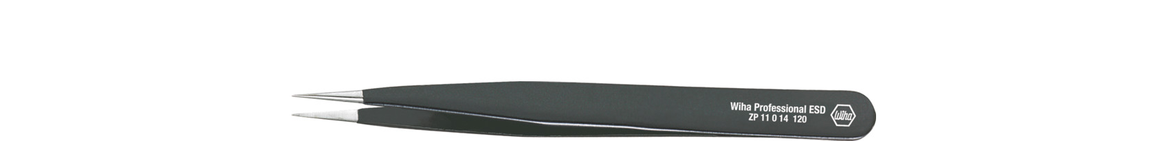 Wiha ZP11014120 Precisiepincet Professional ESD type 00 0, 120 mm - 32327