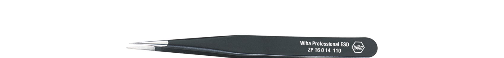 Wiha ZP16014110 Precisiepincet Professional ESD type 3c 3c, 110 mm - 32346