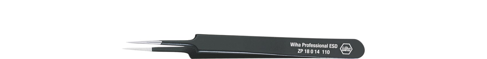 Wiha ZP18014110 Precisiepincet Professional ESD type 5 5, 110 mm - 32334