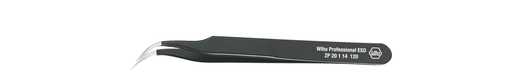 Wiha ZP20114120 Precisiepincet Professional ESD type 7a 7a, 120 mm - 32335