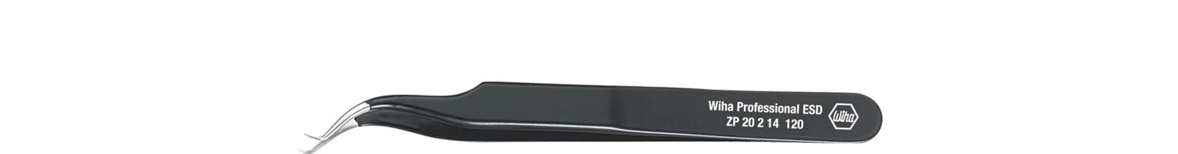 Wiha ZP20214120 Precisiepincet Professional ESD type 7abb 7abb, 120 mm - 32336